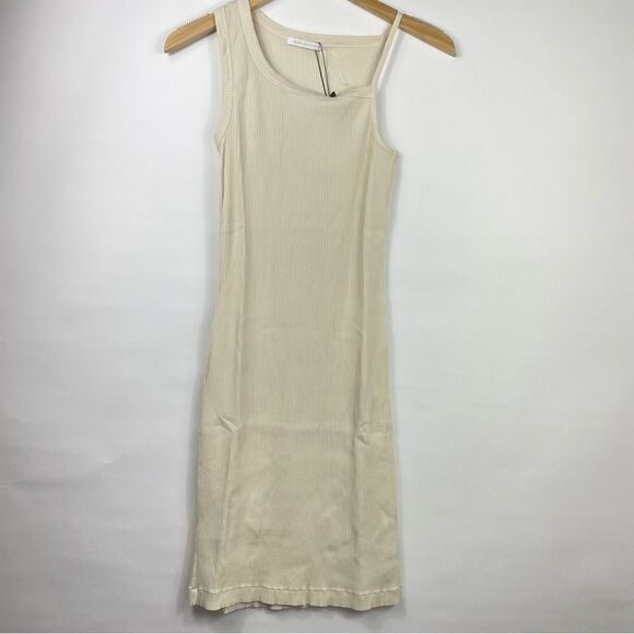 John Elliot Cotton Rib Asymmetrical Cami Dress Size Small NEW - Picture 3 of 9